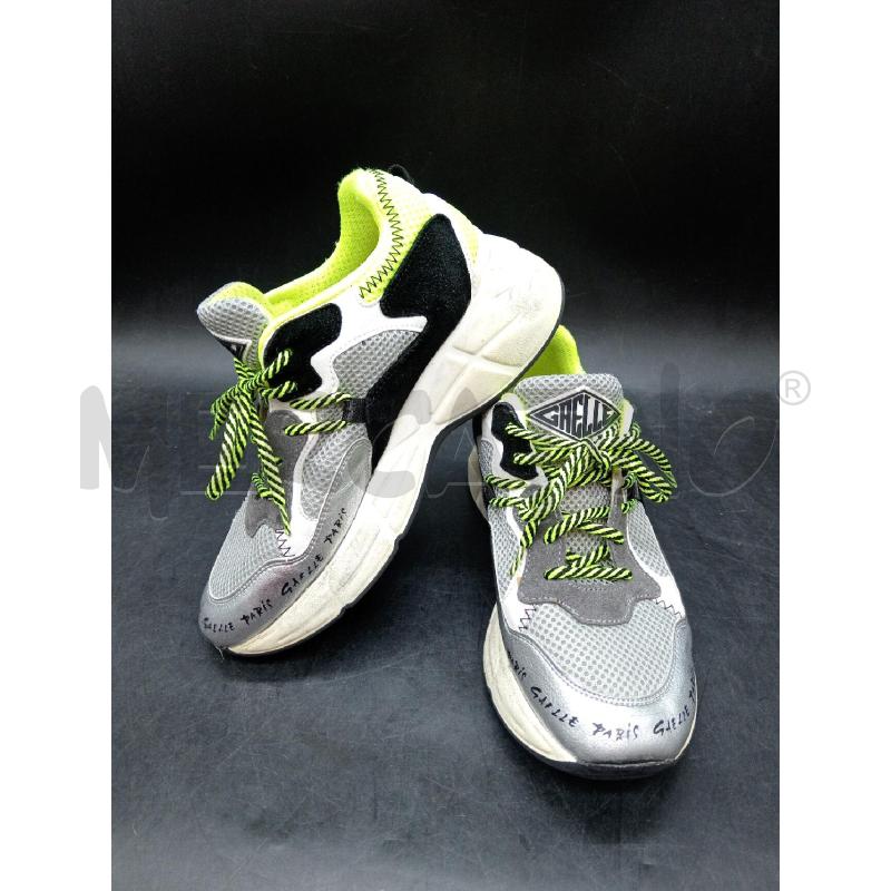 SCARPE D GAELLE GRI NE INT VERDE | Mercatino dell'Usato Roma eur 1