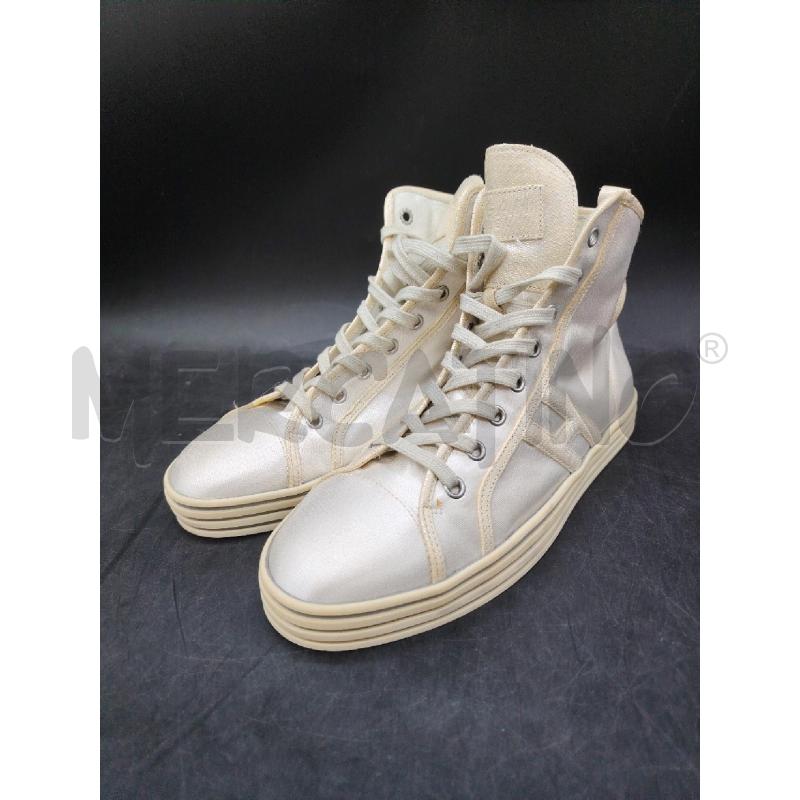 SCARPE D HOGAN BIA METALLIZ ALTE APERTE DIETRO  | Mercatino dell'Usato Roma eur 1