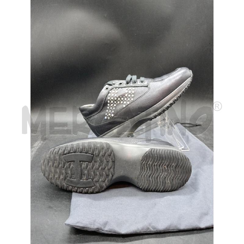 SCARPE D HOGAN GRIGIO LOGO BRILLANTINATO | Mercatino dell'Usato Roma eur 4
