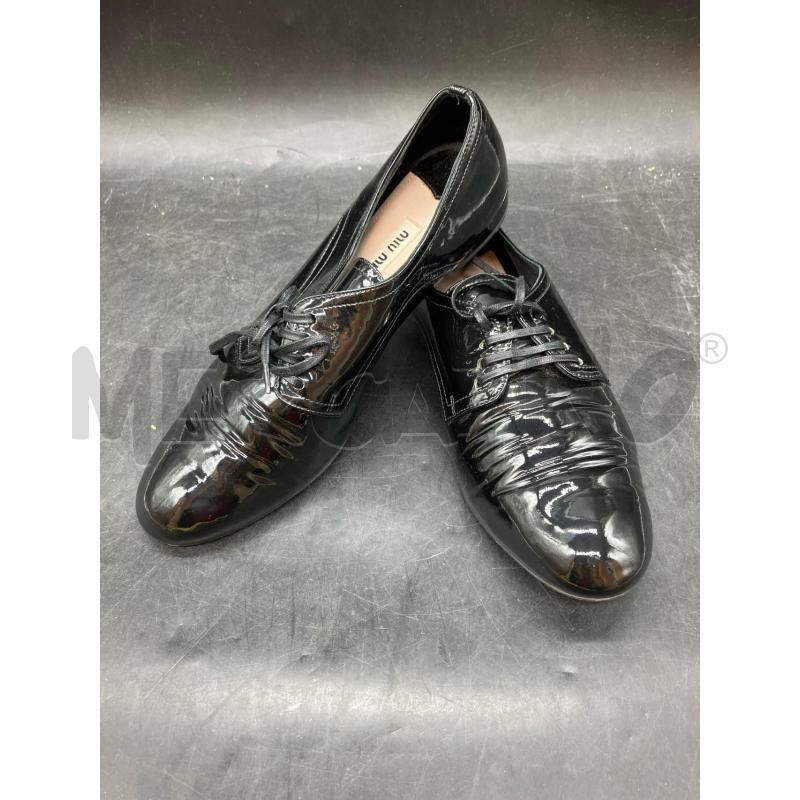 SCARPE D MIU MIU STRINGATE NE VERNICE | Mercatino dell'Usato Roma eur 1