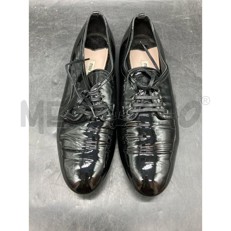 SCARPE D MIU MIU STRINGATE NE VERNICE | Mercatino dell'Usato Roma eur 2