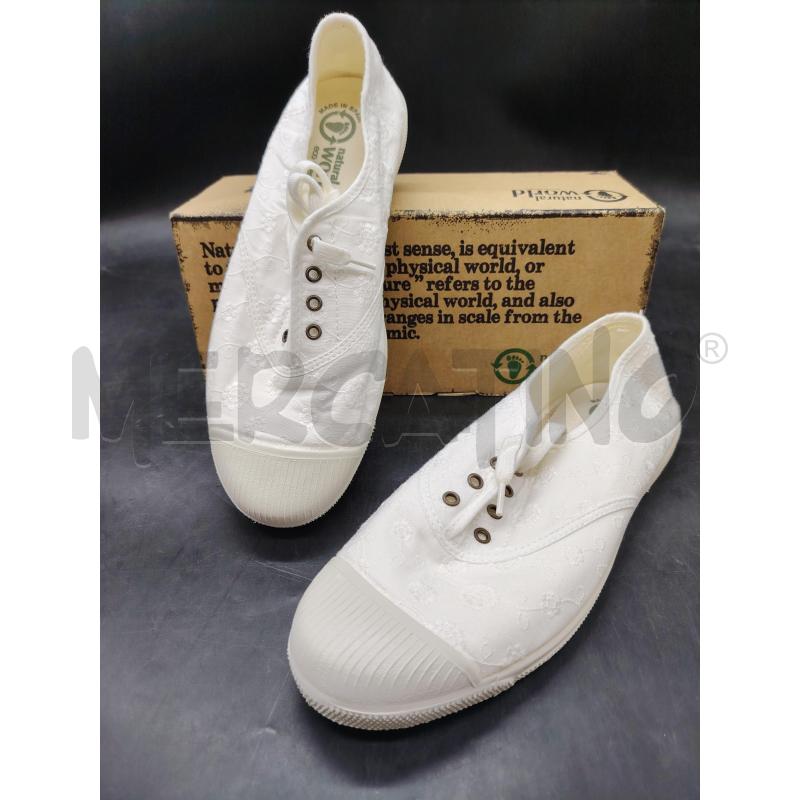 SCARPE D SCATO  NATURAL WORL BIA RICAMI  | Mercatino dell'Usato Roma eur 1