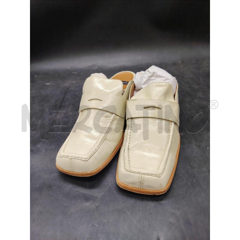 SCARPE SABOT ANGEL ALARCON PANNA  | Mercatino dell'Usato Roma eur 1