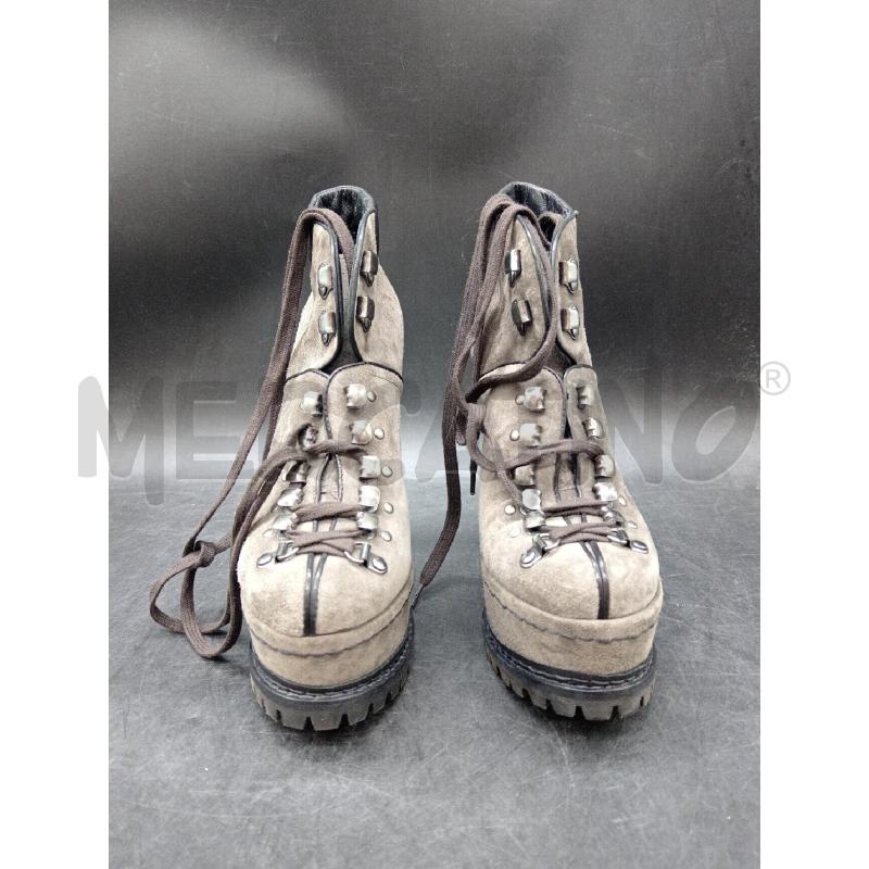 SCARPE TACCHI ALAIA GRI STILE SCARPONCINO  | Mercatino dell'Usato Roma eur 2