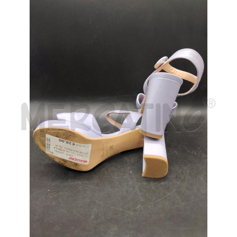 SCARPE TACCHI AMBRA PERONI LILA FIOCCO  | Mercatino dell'Usato Roma eur 3