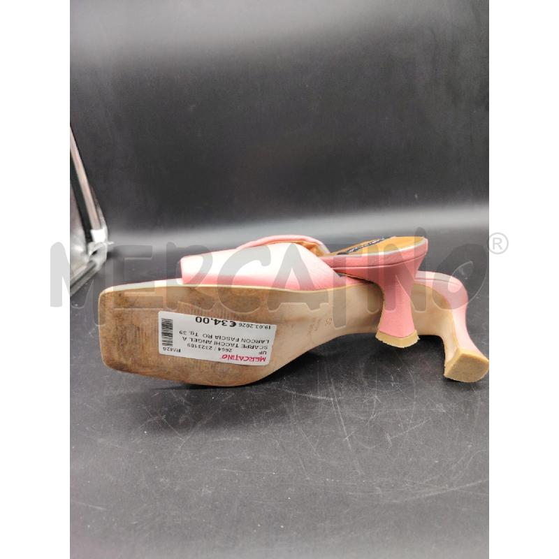SCARPE TACCHI ANGEL ALARCON FASCIA ROSA | Mercatino dell'Usato Roma eur 3