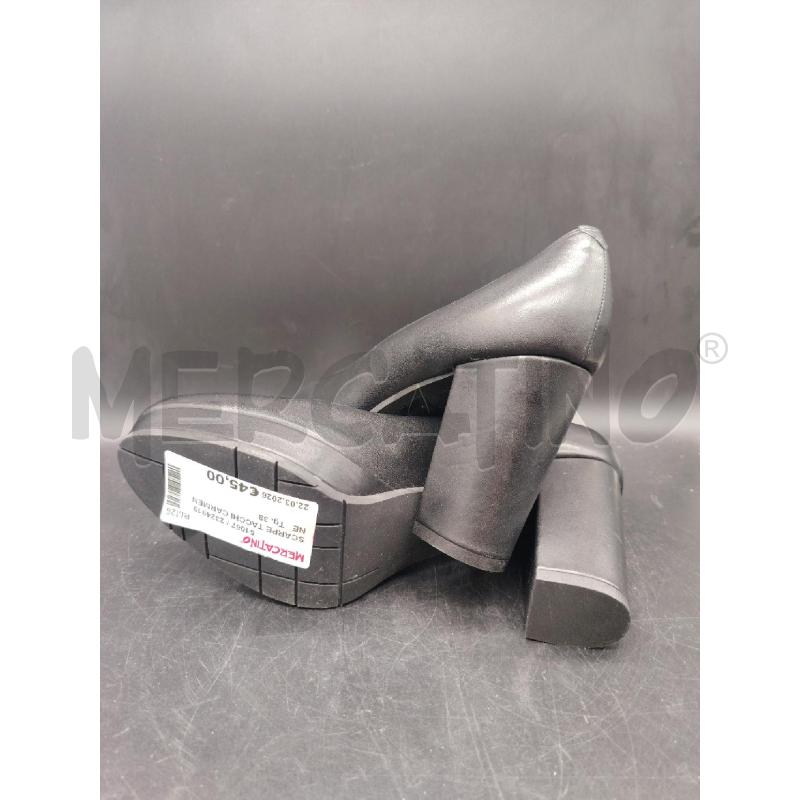 SCARPE TACCHI CARMEN NE  | Mercatino dell'Usato Roma eur 3