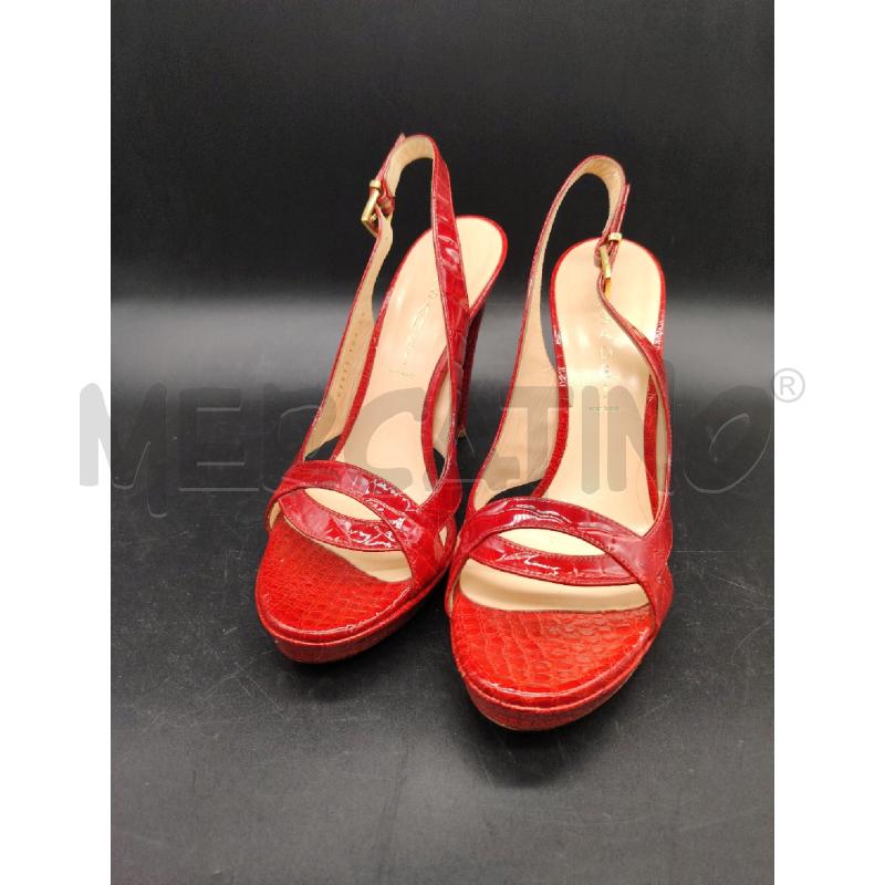 SCARPE TACCHI CASADEI RSS EFFETTO PITONATO FIBBIA DORATA | Mercatino dell'Usato Roma eur 1