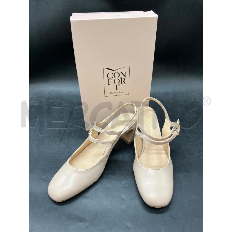 SCARPE TACCHI D ANGELO OF ROME SCATOLA PELLE CIPRIA | Mercatino dell'Usato Roma eur 1