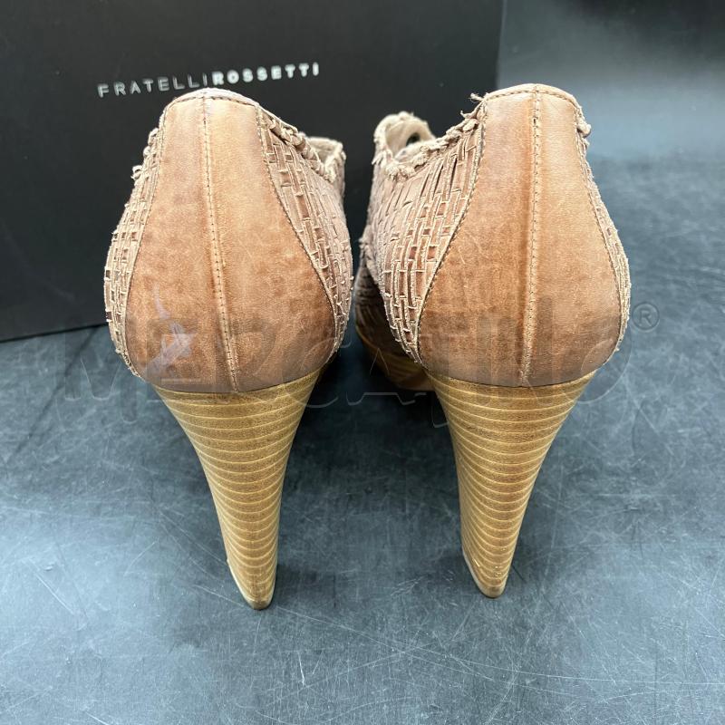 SCARPE TACCHI F.LLI ROSSETTI SCATOLA CIPRIA PELLE INTRECCIATA | Mercatino dell'Usato Roma eur 4