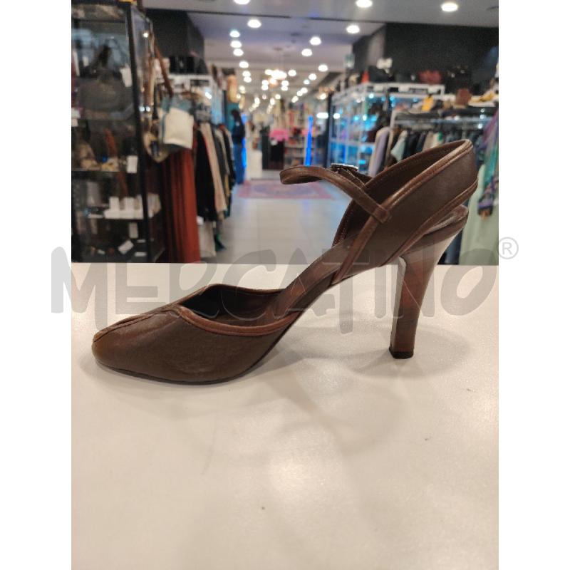 SCARPE TACCHI FENDI MARR PELLE APERTE DAVANTI  | Mercatino dell'Usato Roma eur 2