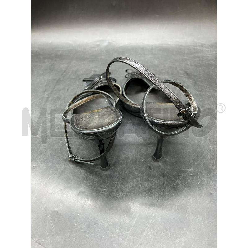 SCARPE TACCHI FERRAGAMO NERO PIZZO FIOCCO | Mercatino dell'Usato Roma eur 4