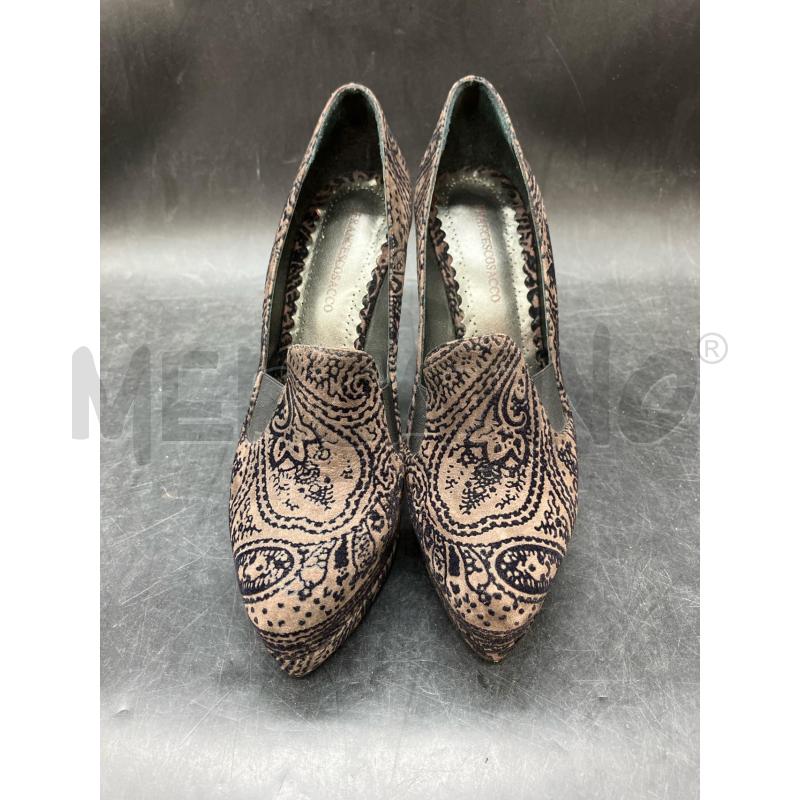 SCARPE TACCHI FRANCESCO SACCO NE MARR SCAMO PLATEAU  | Mercatino dell'Usato Roma eur 2
