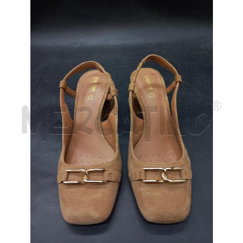 SCARPE TACCHI GEOX MARR SCAMO FIBBIA DOR | Mercatino dell'Usato Roma eur 1