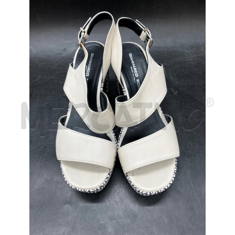 SCARPE TACCHI GIANMARCO SORELLI BIA TACCO ZIG ZAG | Mercatino dell'Usato Roma eur 2