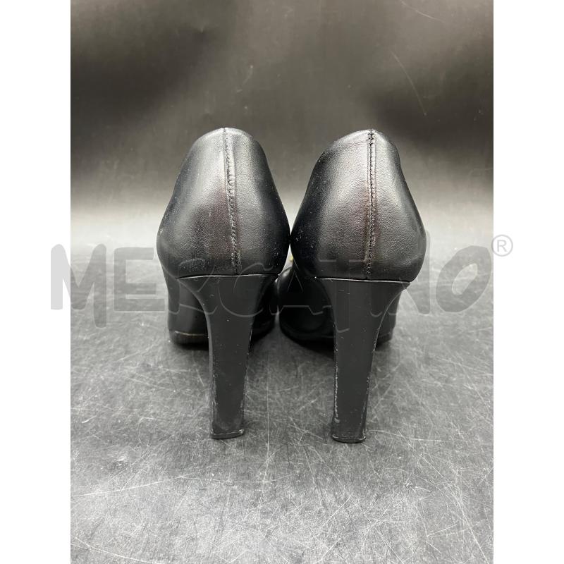SCARPE TACCHI GUCCI NERE FIBBIA DOR  | Mercatino dell'Usato Roma eur 4