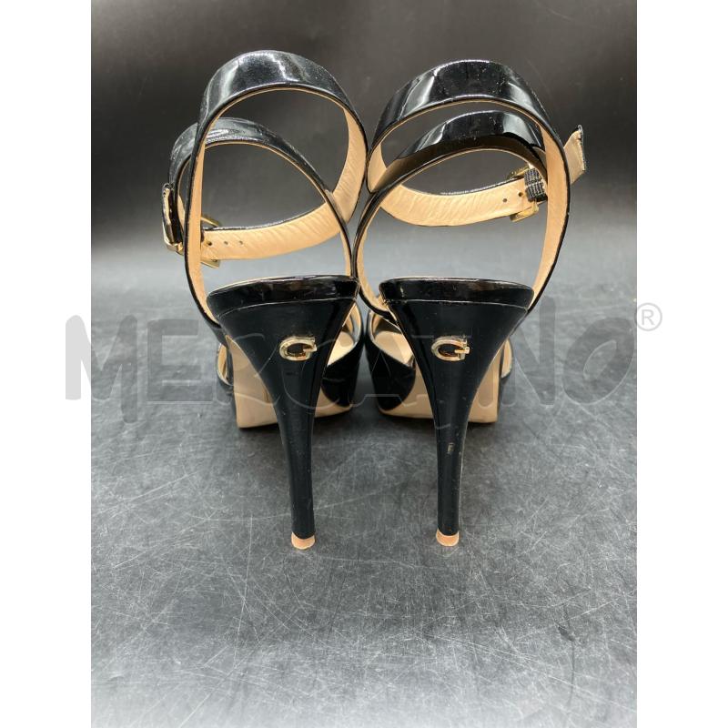 SCARPE TACCHI GUESS NERE VERNICE INTRECC | Mercatino dell'Usato Roma eur 4