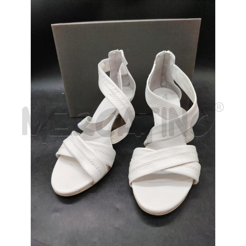 SCARPE TACCHI NERO GIADINI SCATO BIA PELLE DOPPIA FASCIA | Mercatino dell'Usato Roma eur 1