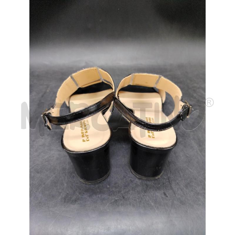 SCARPE TACCHI PERONI NERO VERNICE STRASS | Mercatino dell'Usato Roma eur 4