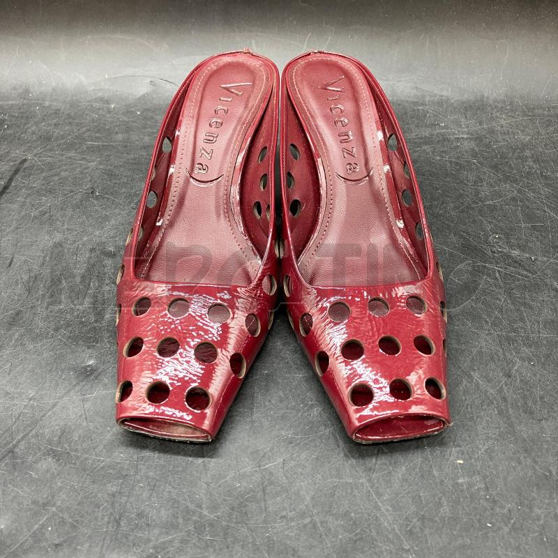 SCARPE TACCHI SABOT VICENZA BORDEAUX BUCHETTI | Mercatino dell'Usato Roma eur 2