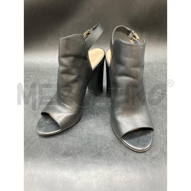 SCARPE TACCHI SCATO ALDO NERE APERTE DAVANTI  | Mercatino dell'Usato Roma eur 1