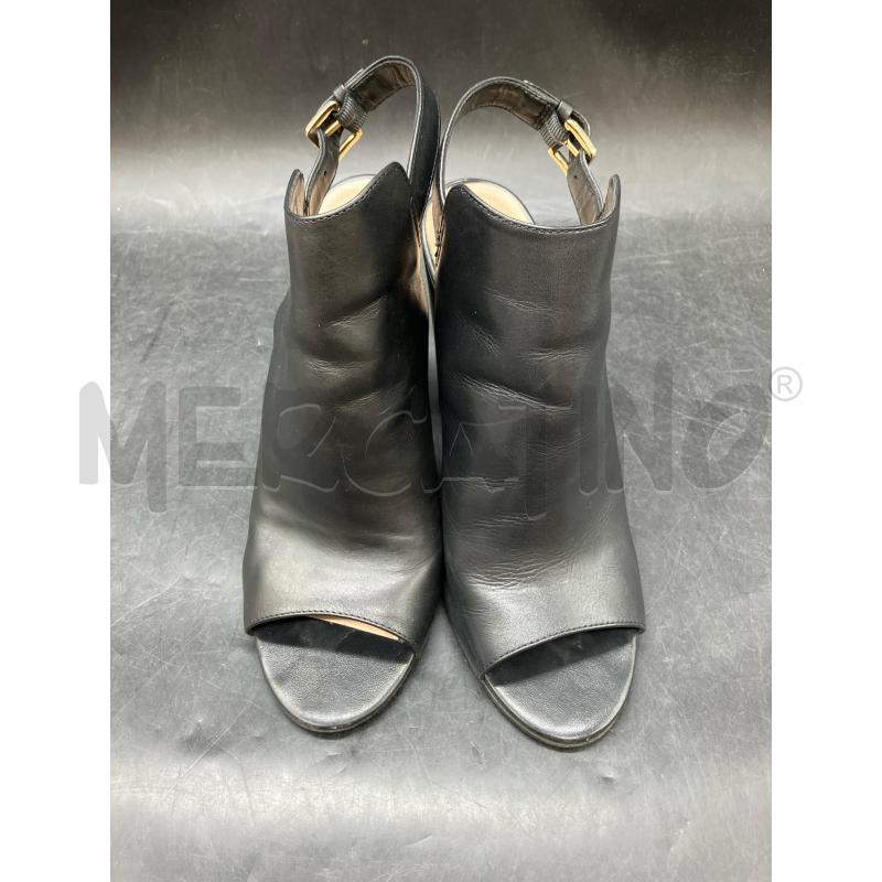 SCARPE TACCHI SCATO ALDO NERE APERTE DAVANTI  | Mercatino dell'Usato Roma eur 2