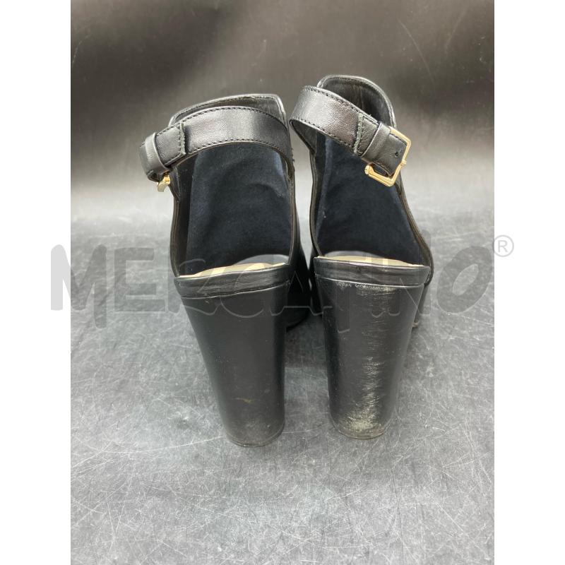 SCARPE TACCHI SCATO ALDO NERE APERTE DAVANTI  | Mercatino dell'Usato Roma eur 4
