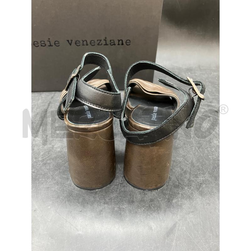 SCARPE TACCHI SCATO POESIE VENEZIARE FASCIA MARR PELLE ARRICCIO  | Mercatino dell'Usato Roma eur 4