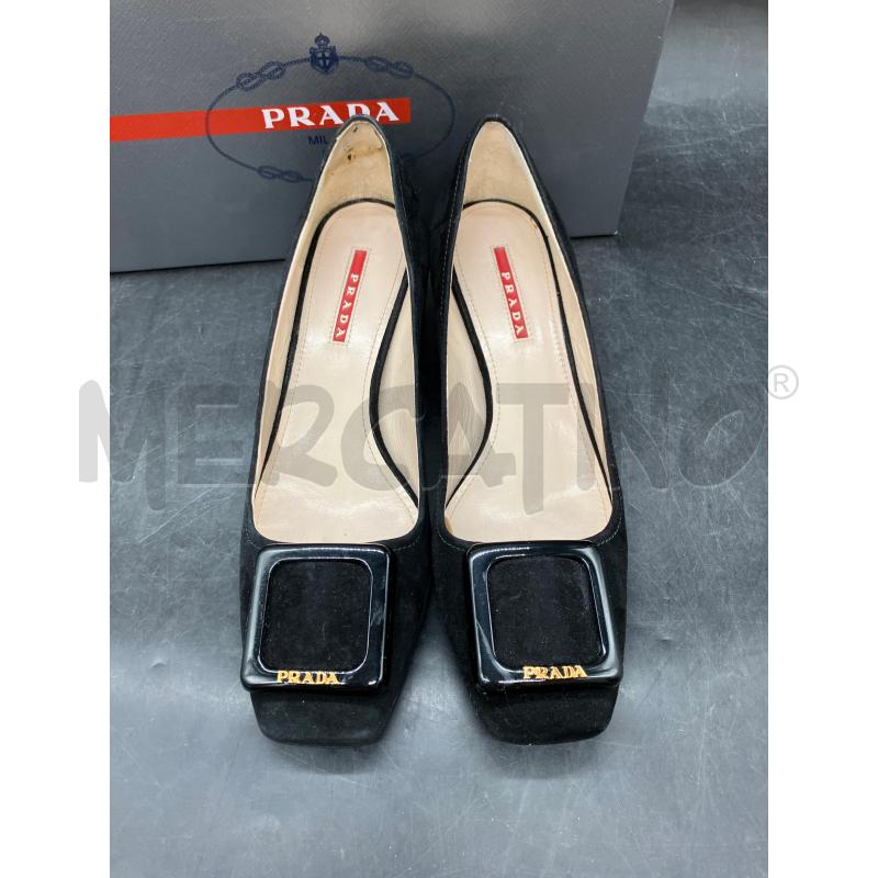 SCARPE TACCHI SCATO PRADA NE SCAMO SCRITTA DOR  | Mercatino dell'Usato Roma eur 2