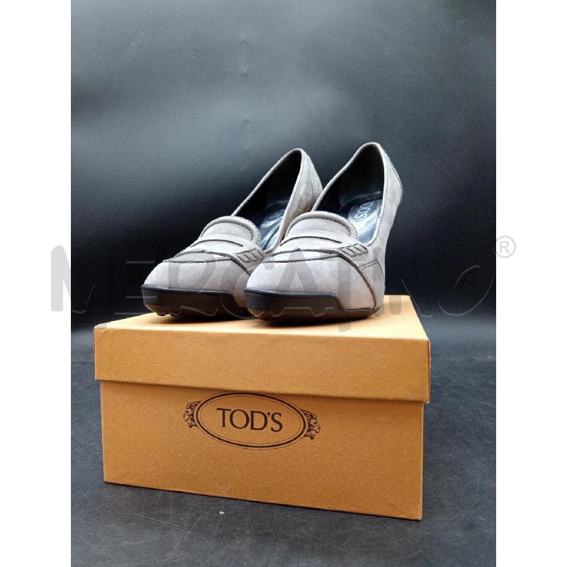 SCARPE TACCHI SCATO TODS GRIGIO | Mercatino dell'Usato Roma eur 1