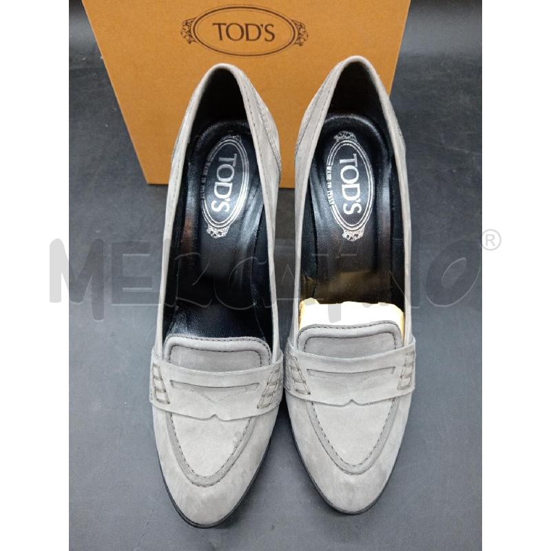 SCARPE TACCHI SCATO TODS GRIGIO | Mercatino dell'Usato Roma eur 2
