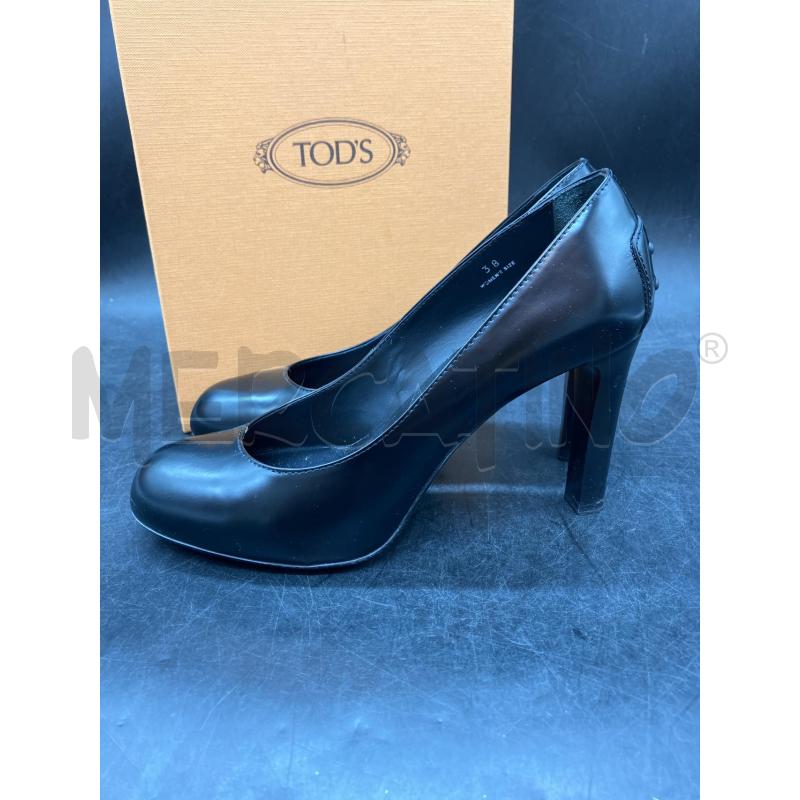 SCARPE TACCHI SCATO TOD'S NERE  | Mercatino dell'Usato Roma eur 3