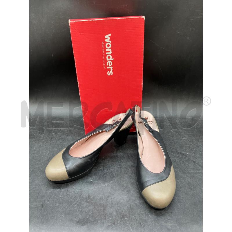 SCARPE TACCHI SCATO WONDERS NE PLLE PUNTA BE | Mercatino dell'Usato Roma eur 1