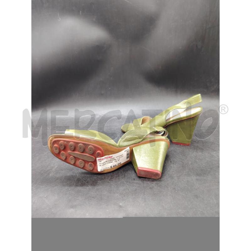 SCARPE TACCHI SCIU SCIA VER CUOIO | Mercatino dell'Usato Roma eur 3