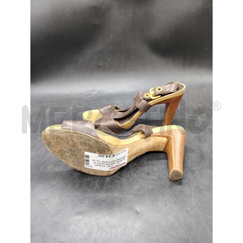 SCARPE TACCHI UNISA MARRONE DETT DOR | Mercatino dell'Usato Roma eur 3