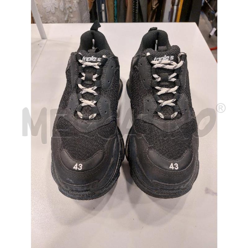 SCARPE U BALENCIAGA NERE  | Mercatino dell'Usato Roma eur 1