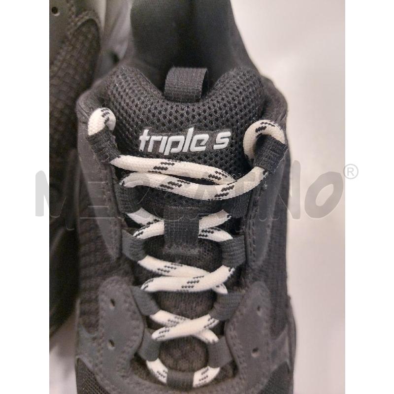 SCARPE U BALENCIAGA NERE  | Mercatino dell'Usato Roma eur 2