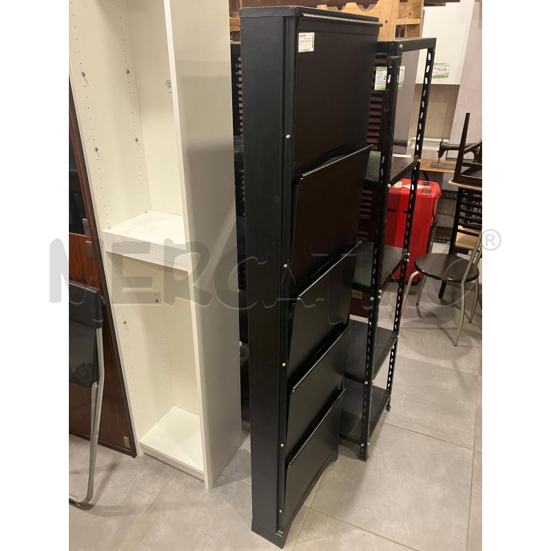 SCARPIERA NERA MET 5RIB | Mercatino dell'Usato Roma eur 2