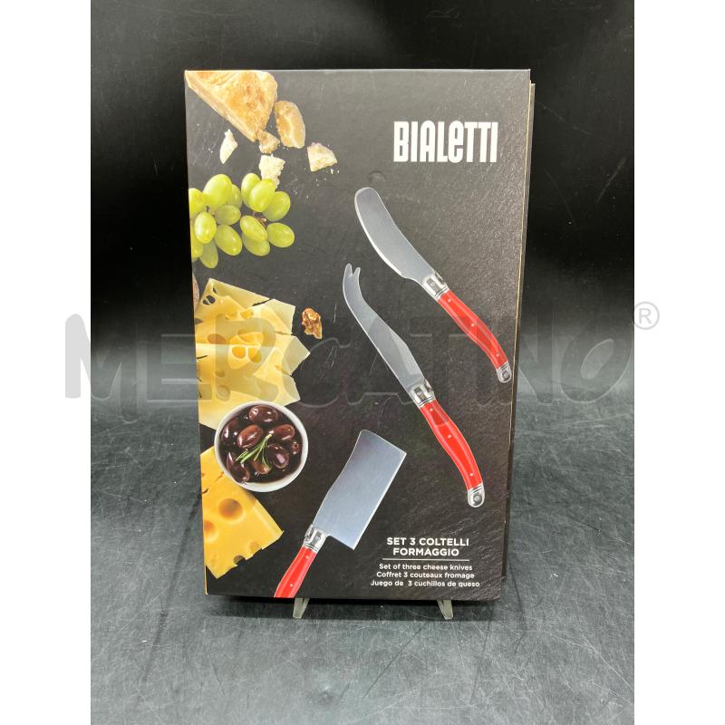 SCATOLA BIALETTI SET COLTELLI DA FORMAGGIO | Mercatino dell'Usato Roma eur 1