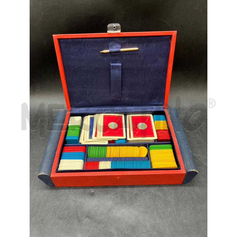 SCATOLA CARTE E FICHES ITALCABLE ITALORADIO | Mercatino dell'Usato Roma eur 1