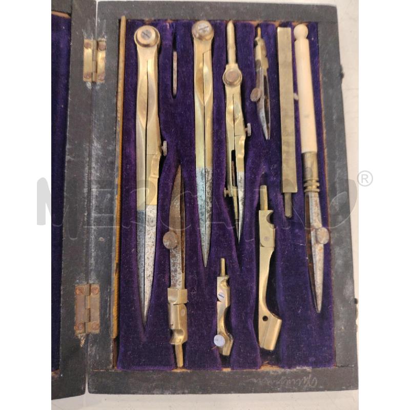 SCATOLA LEGNO COMPASSO | Mercatino dell'Usato Roma eur 3