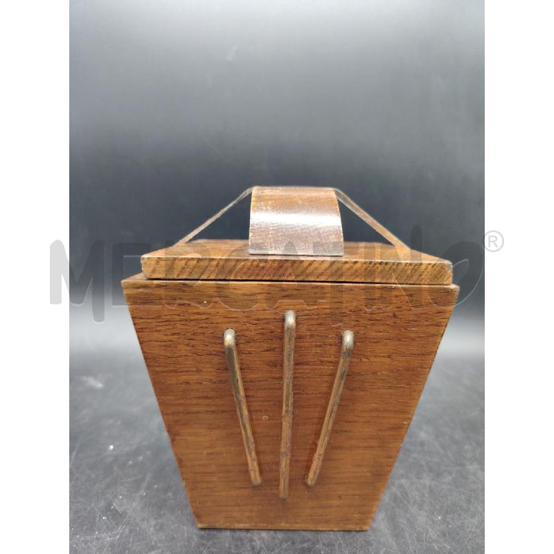 SCATOLA LEGNO DEC MET  | Mercatino dell'Usato Roma eur 1