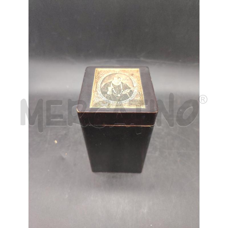 SCATOLA LEGNO QUADRATA  | Mercatino dell'Usato Roma eur 1