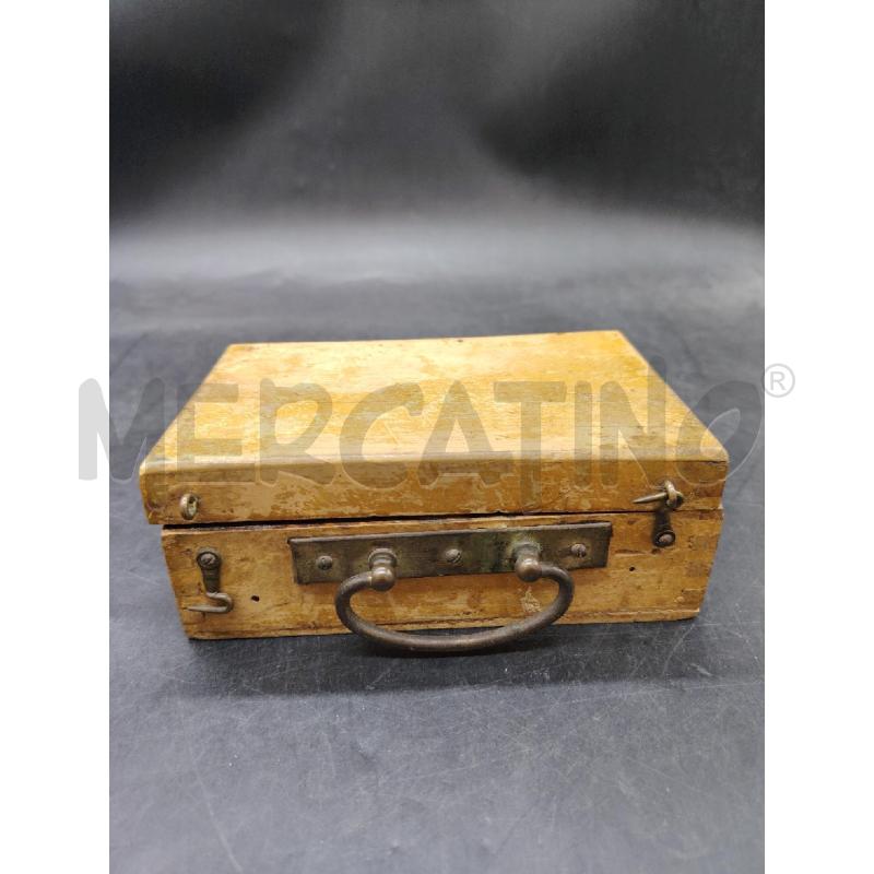 SCATOLA LEGNO VINTAGE  | Mercatino dell'Usato Roma eur 1
