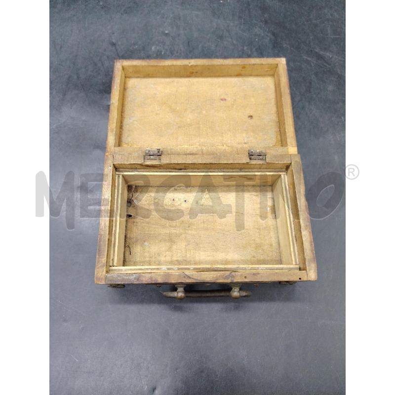 SCATOLA LEGNO VINTAGE  | Mercatino dell'Usato Roma eur 2