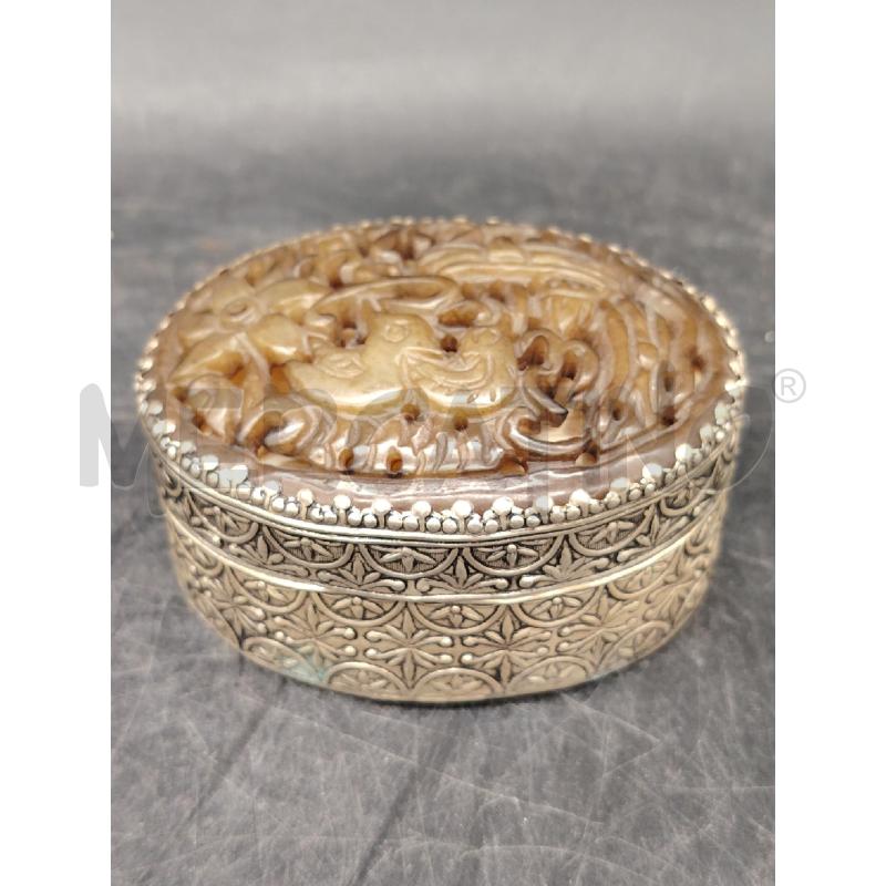 SCATOLA MET PIETRA SAPONARIA  | Mercatino dell'Usato Roma eur 1