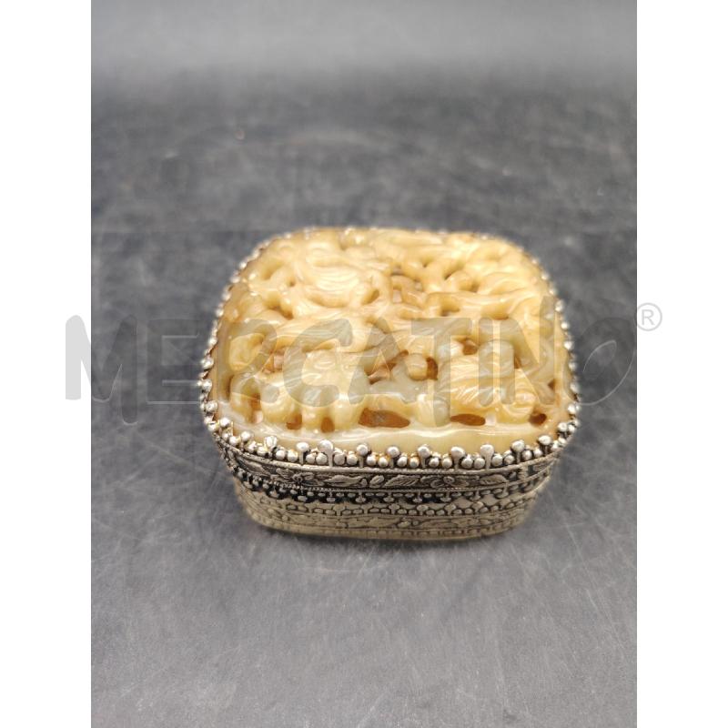 SCATOLA MET PIETRA SAPONARIA  | Mercatino dell'Usato Roma eur 1