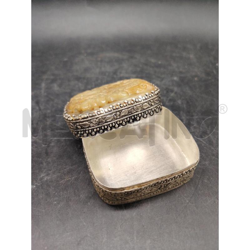 SCATOLA MET PIETRA SAPONARIA  | Mercatino dell'Usato Roma eur 4