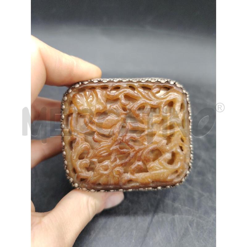 SCATOLA MET PIETRA SAPONARIA | Mercatino dell'Usato Roma eur 2