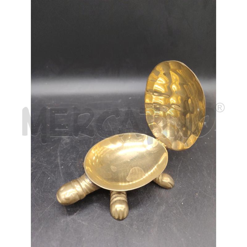 SCATOLA TARTARUGA OTTONE  | Mercatino dell'Usato Roma eur 2